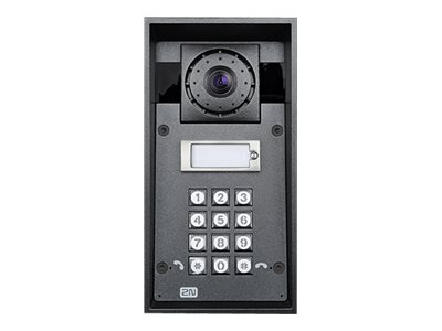 2N IP Force 1 Button, HD Camera, Keypad, 10 W Loudspeaker - video-inte