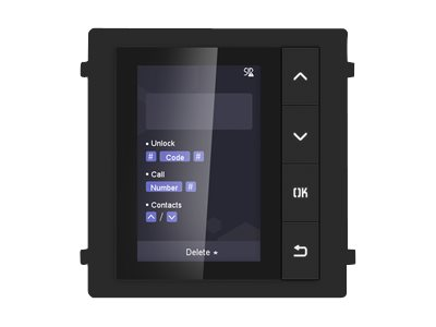 Hikvision DS-KD-DIS Video Intercom Display Module - IP-porttelefonstat