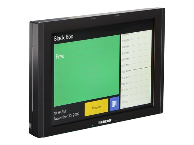 Black Box IN-SESSION Room Scheduler 12" On-Wall - rumsbokare - TAA-kom