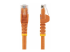 StarTech.com 100ft CAT6 Ethernet Cable, 10 Gigabit Snagless RJ45 650MHz 100W PoE Patch Cord, CAT 6 10GbE UTP Network Cable w/Strain Relief, Orange, Wiring is UL Certified/TIA - Framsidan